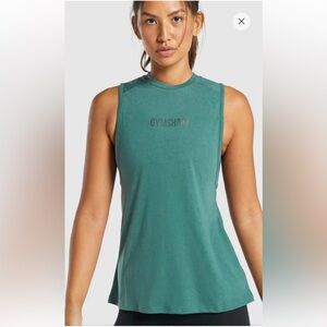 GYMSHARK CAMO GRAPHIC TANK NWOT